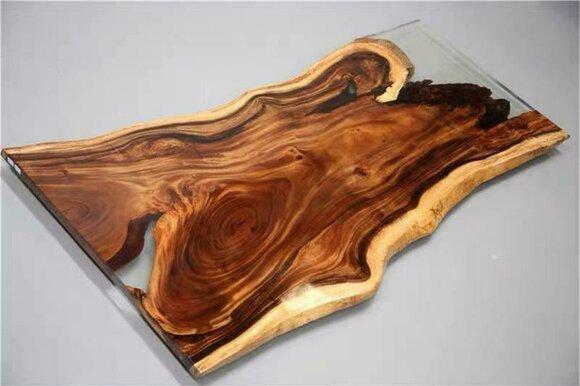 Epoxy Resin Dining Table River Table Real Wood Solid Tables 200x90 River Table New