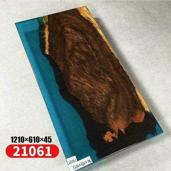 Coffee Table River Table Epoxy Resin Solid Tables 121x61 River Table Real Wood