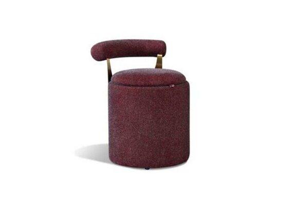 Stool Bedroom Red New Creative Modern Design Furniture Luxury Stainless Steel Textile