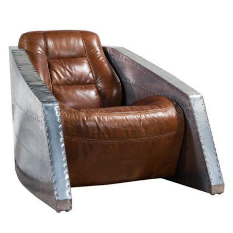 Leather armchair aircraft design club armchair leather armchair aviator vintage aircraft new