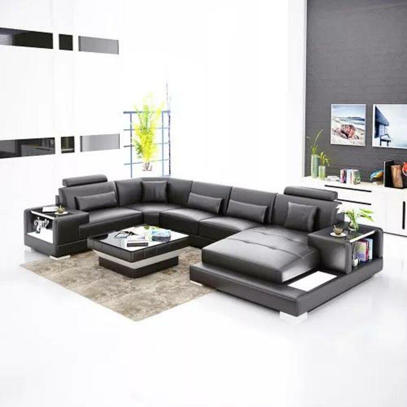 Corner sofa living area corner couch coffee table sofa L\'Form leather sofa couch upholstery