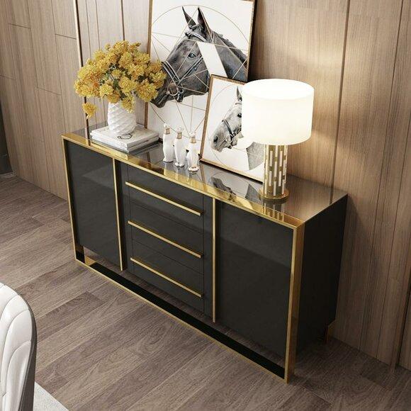 Dresser Glossy Showcase Chests of drawers Display cabinets Chest of drawers Designer cabinet NEW