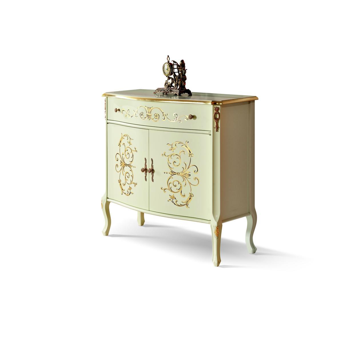 Furniture Luxury Classic Style Chest of Drawers Sideboard Lowboard Italian Furniture Wood New