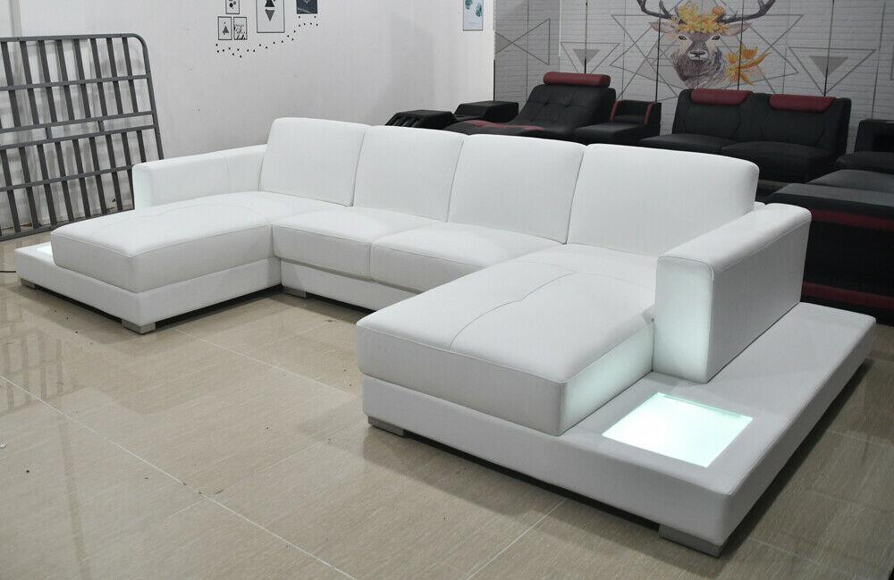 Leather sofa modern upholstery leather design corner sofa couch fabric living area