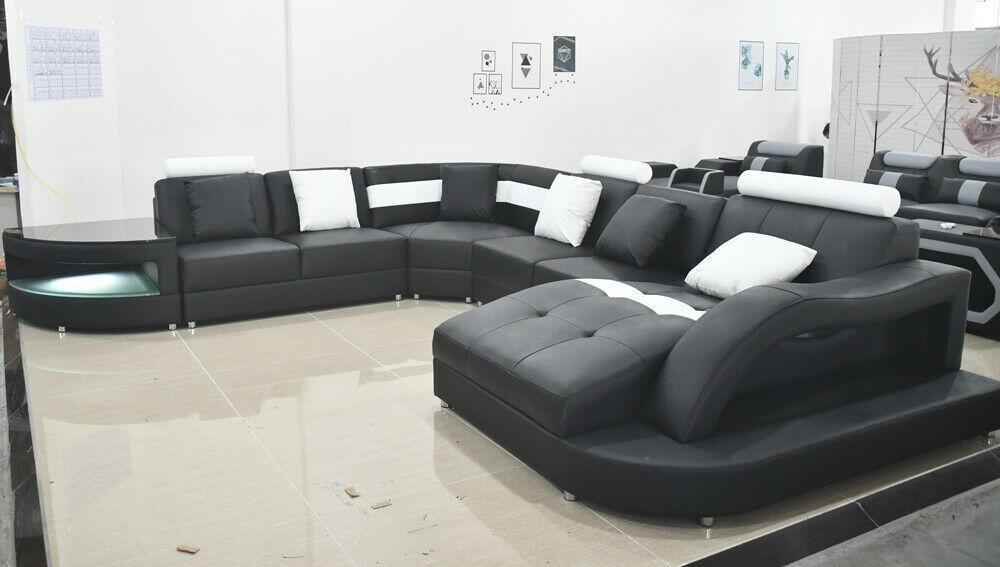 corner sofa led illuminated couch sofa corner set leather sofa couches living landscape