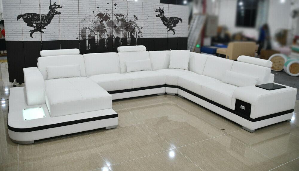 Design leather sofa modern upholstery leather corner sofa couch textile living area