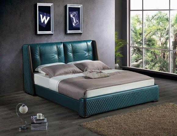 Bed Wooden Beds Luxury Hotel Double Bed Classic Bed Frame Country House 180x200