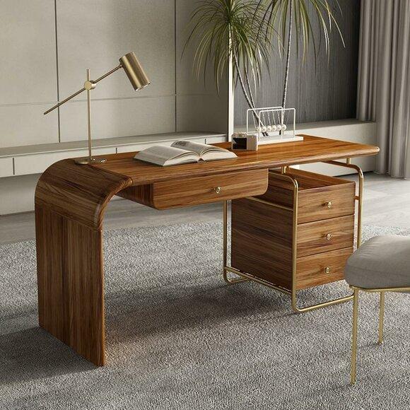 Design table secretary luxury office writing furniture wood tables office furnishings