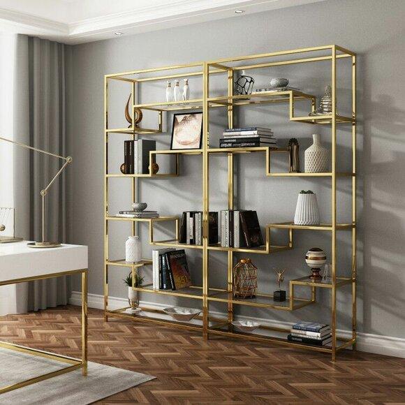 Designer closet partition wall shelves room living closet system office furniture new