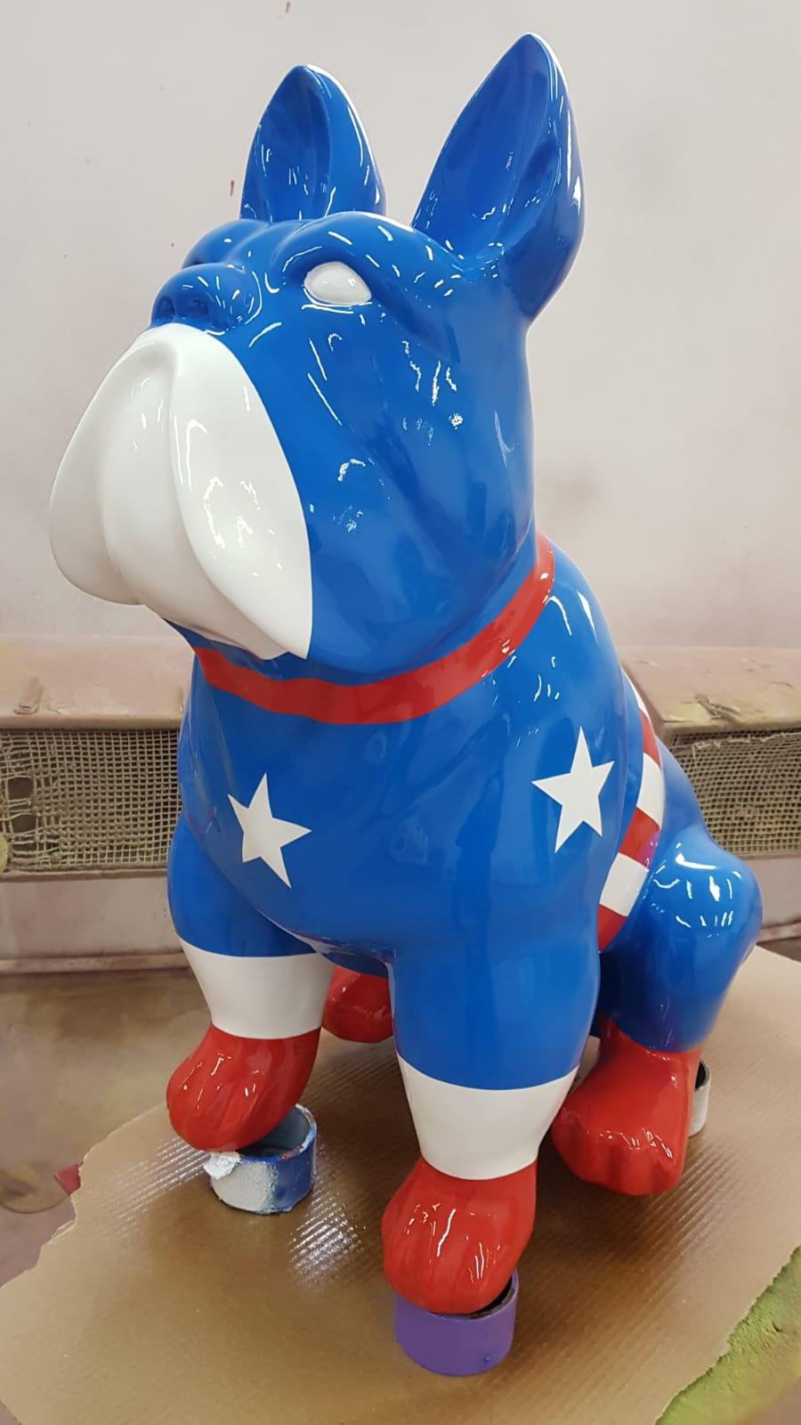 Designer Figure Statue Modern Figures Dog Garden Sculpture Decoration Sculptures