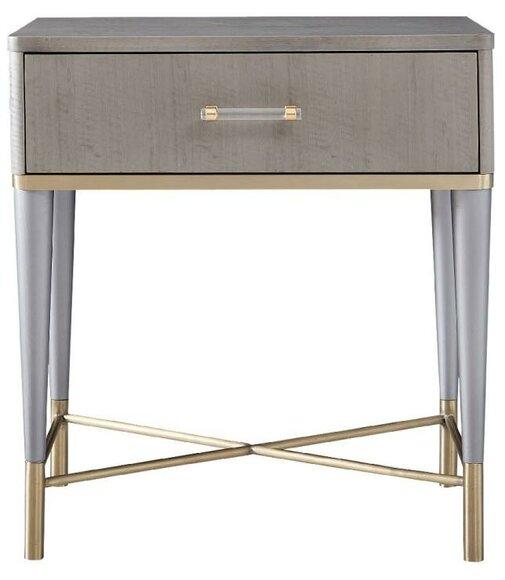 Night Table Console Side Sleeping Room Metal Gloss Tables Consoles Design