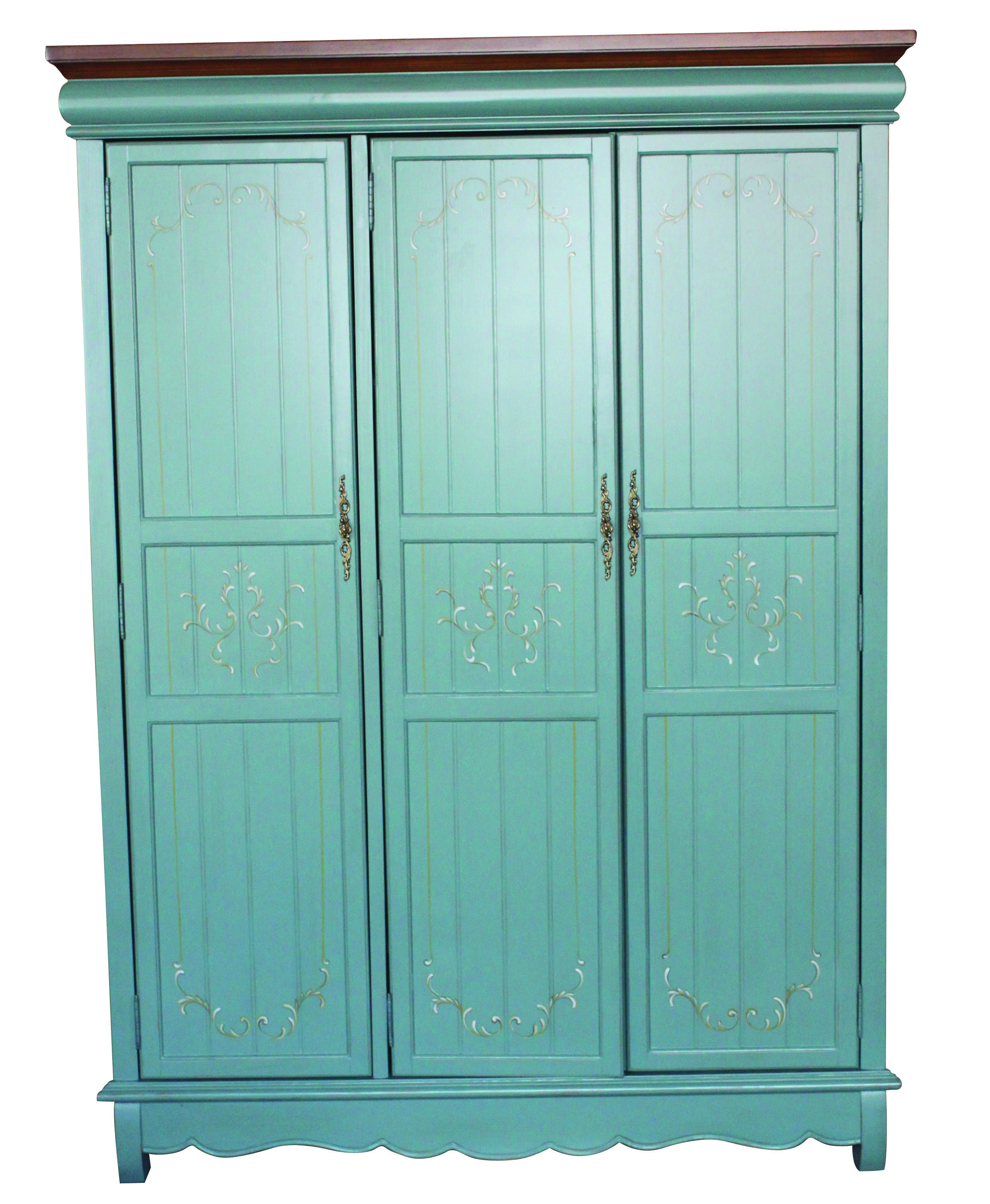 Bedroom Wardrobe Wooden Closet America Style Cabinets Luxury Classic