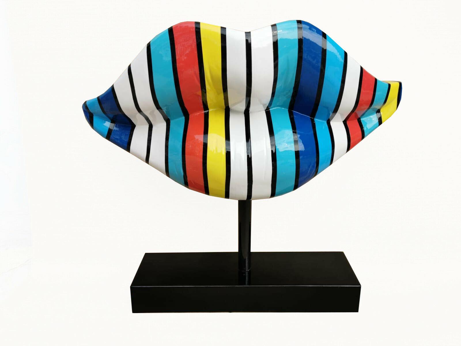 Modern Abstract Design Lips Sculpture Decoration Deco Sculptures Living Room