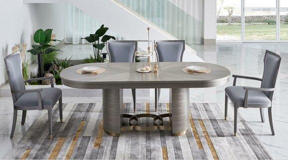 Design Dining Table Wood Stone Table Modern Dining Tables Furniture 221x95 Tables Wood New