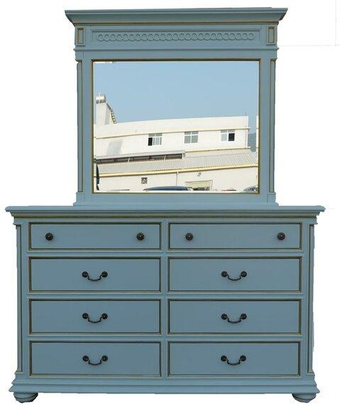 Elegant Style Furniture Bedroom Chest of Drawers Classic Sideboard with Mirror