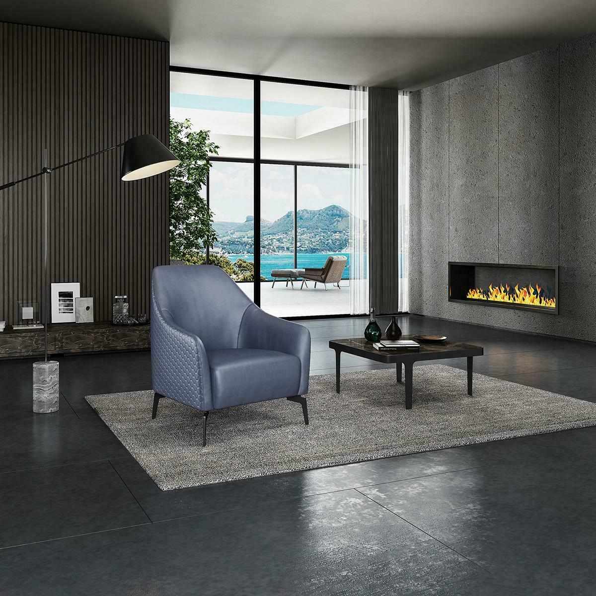 Modern design armchair leather living room lounge luxury design furniture chairs New