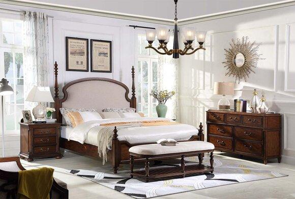 Wilhelminian Period Bedroom Real Wood Furniture Complete 5 Piece Set Bed Table