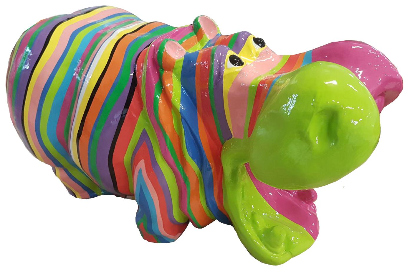 Designer Figure Modern Abstract Figurines Decoration Hippo Garden Sculptures