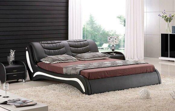 Designer Bed Bedroom Beds Leather Hotel Luxury Upholstery Italian Furniture