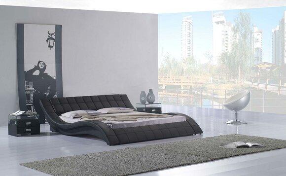 Double Hotel Beds Marriage Sleeping Room Leather Bed Upholstery Design Luxury 180x200cm