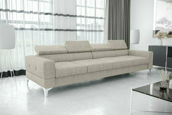 Living room couch couches upholstery sofas xxl design sofa 4 seater textile big new