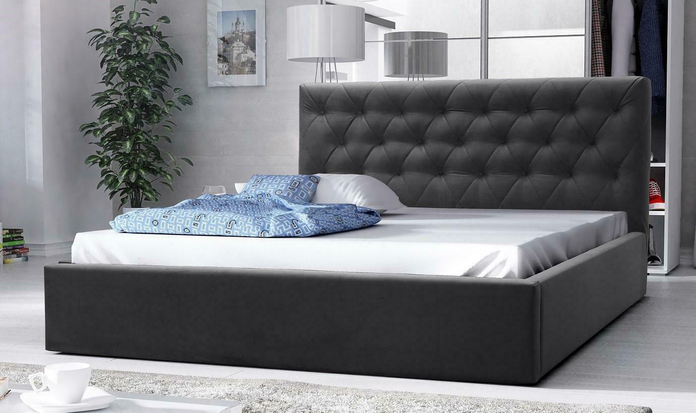 Luxury bed double bed style furniture bedroom hotel beds 180x200 Chesterfield New