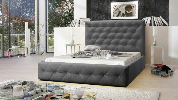 Modern designer wooden bed Noble furniture Double beds New bedroom upholstery