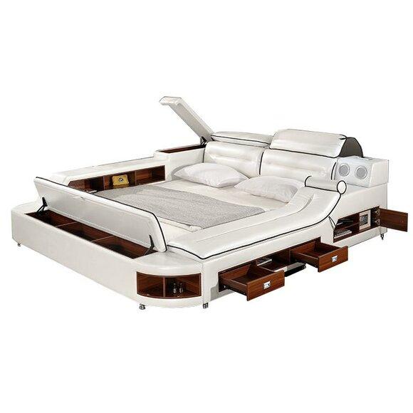 Multifunction Bed Double Beds Hotel xxl big Cushion Beds USB Sound System