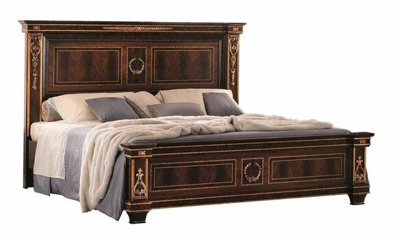 Bedroom hotel beds double bed design wood 180x200cm furniture arredoclassic