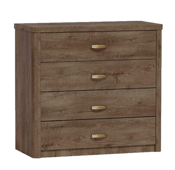 Designer Chest of Drawers Side Low Board Cabinet Living Room Shelf Wood Luxury Modern