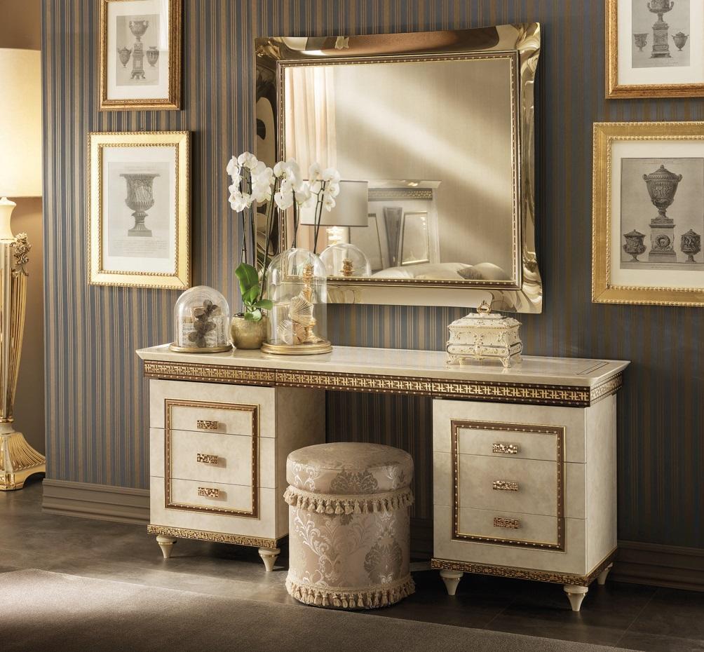 Dressing table mirror complete chest of drawers bedroom 2 parts. Console arredoclassic