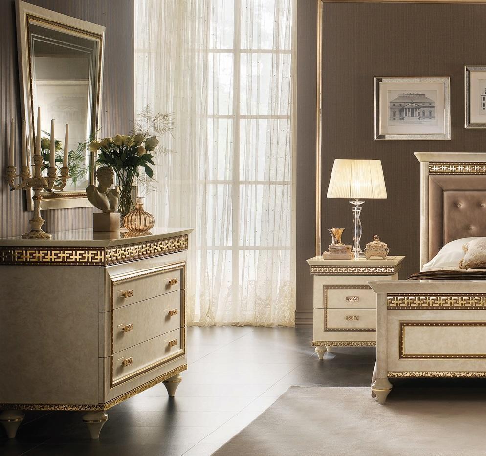 Mirror chest of drawers cabinet chests of drawers bedroom set wood classic style 2 pieces.