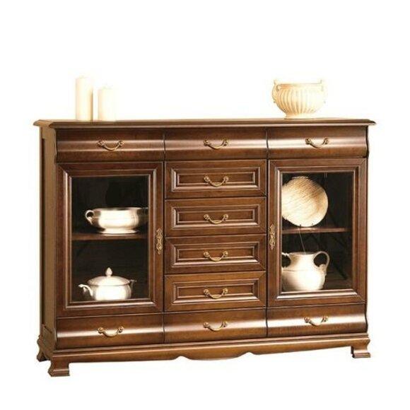 Dresser sideboard cabinet chests of drawers wood glass living room design furniture shelf hotel