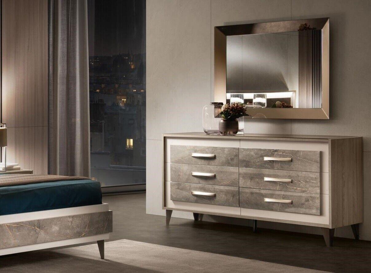 Chests of drawers cabinet mirror design furniture furniture wardrobe 2 parts. Set arredoclassic