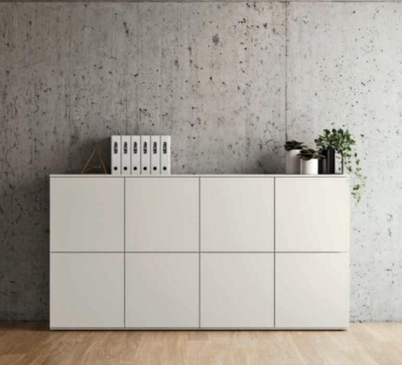 Sideboard Sideboard Highboard Chest of Drawers White Cabinet Living Room Wood New