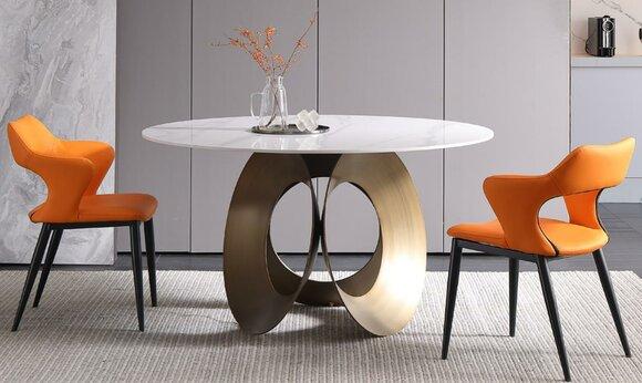 Dining Table Dining Room Modern Stainless Steel Living Room Kitchen Tables Design Table Metal