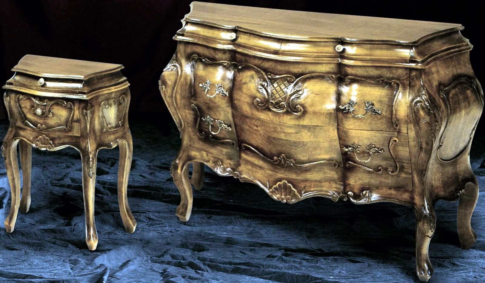 Baroque Rococo bedside tables bedside consoles side table New bedside consoles