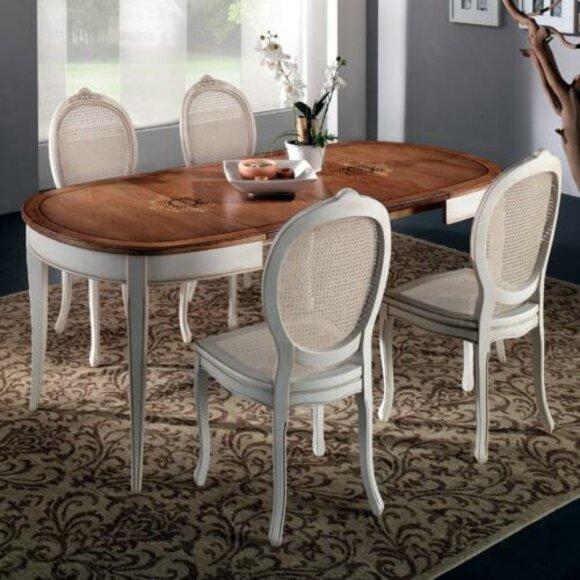 Dining table antique style solid wood Italian dining tables table wood tables furniture