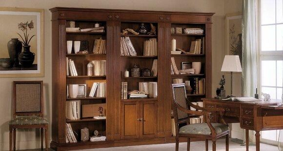 Shelf living room cabinet bookcase wood office cabinet cupboards showcase Italy