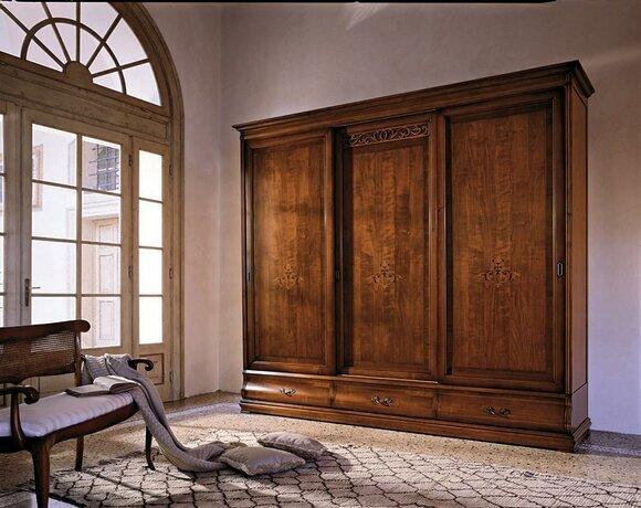 Wardrobe sliding door wardrobe real wood luxury wardrobes Italian furniture