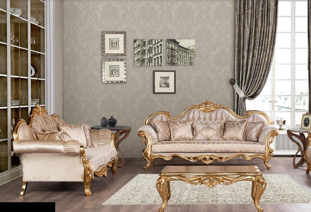 Luxury Sofa Set 3+3 Seater Сouchtable Set Sofa Armchair Sofas 2pcs.