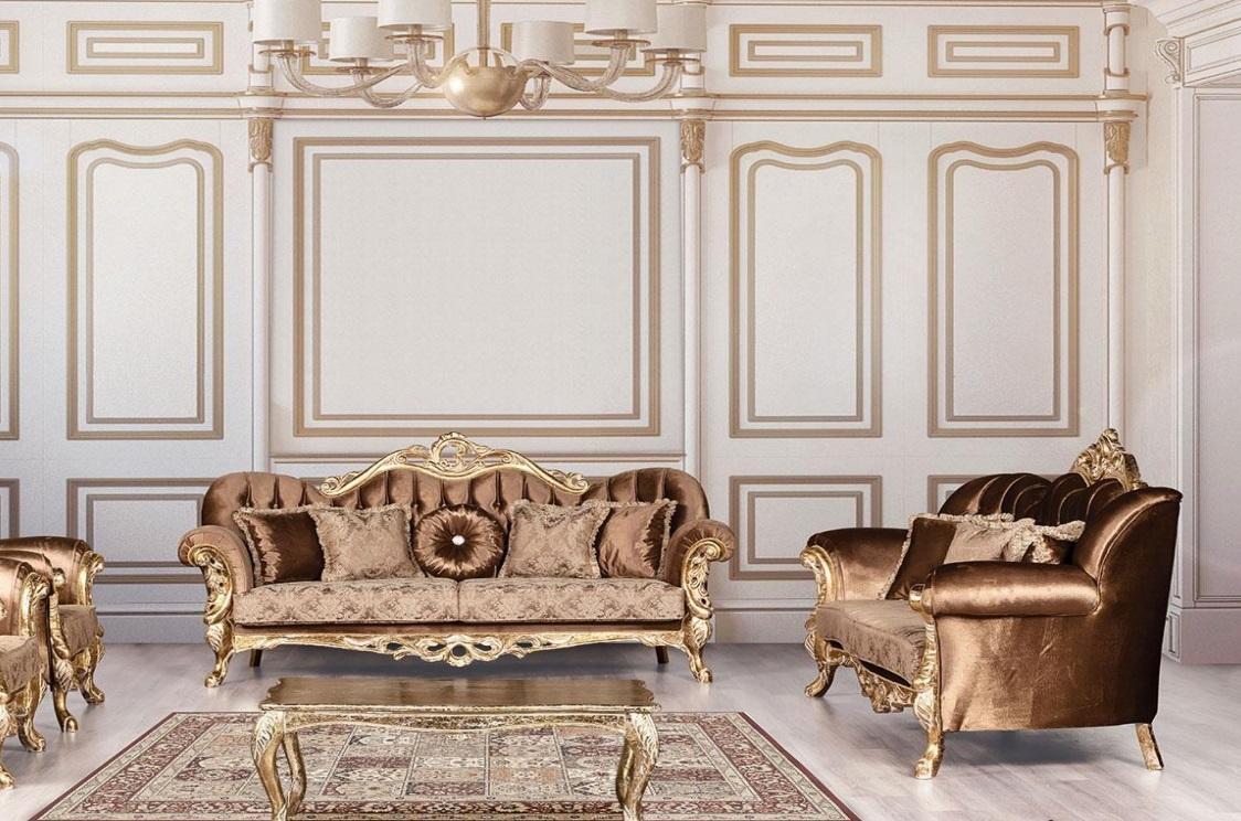 Sofa Set 3+3 Seater Luxury Set Sofa Sofas Set Baroque Living Room