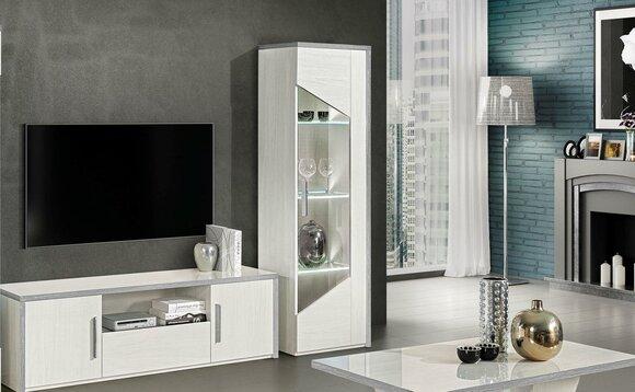 Display Cabinet 1 Door White Wood Cabinet Showcases Living Room Show Cabinets Design New