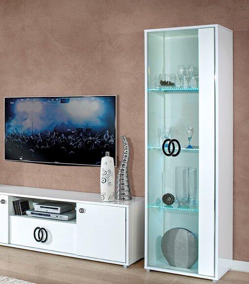 Display Cabinet 1 Door Cabinet Showcases Living Room Cabinets Design Furniture White Italy