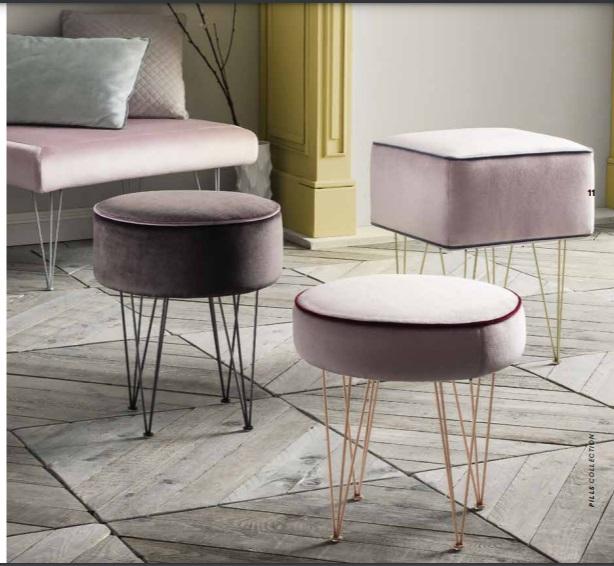 Stool Ottoman Stool Seat Side Footstool Round Stool Upholstered Stool New