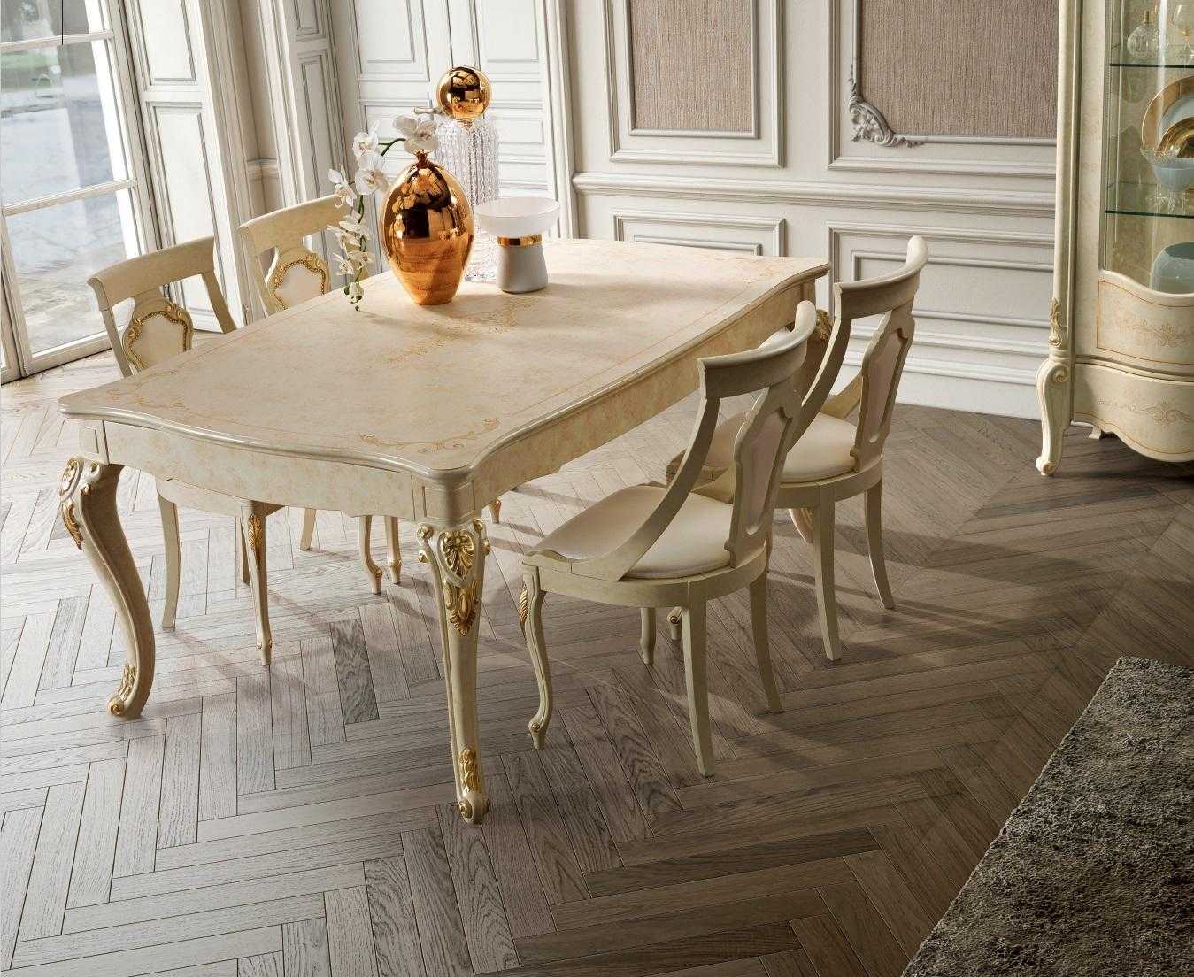 Dining Table Extendable Classic Design Table Italian Furniture Tables Wood Dining