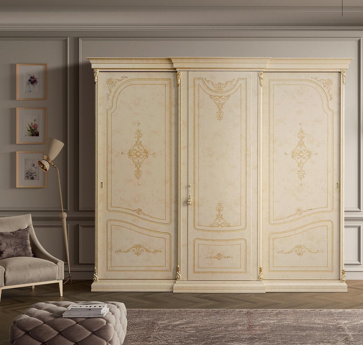 Luxury Wardrobe Cupboard Style Furniture Classic Bedroom Wardrobes Wood