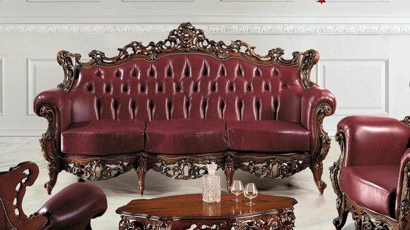 Chesterfield 3 Seater Couch Leather Sofa Couches Luxury Design Italian Furniture