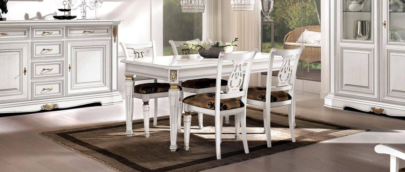 Dining Table Table Dining Room Tables Luxury Wood White Design Modern Italian Furniture