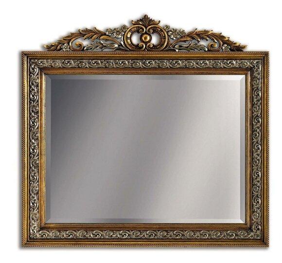 Classic Designer Mirror Wall Mirror Square Baroque Gold Model BV1579O